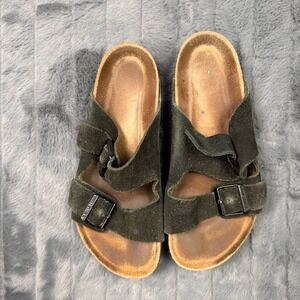 Men\'s Khaki Brown Recovery Orthotic Arch Support Open Toe Slides Slipper Shoes Amazon.com | KuaiLu Mens Orthotic Sandals Arch Support  main image 4